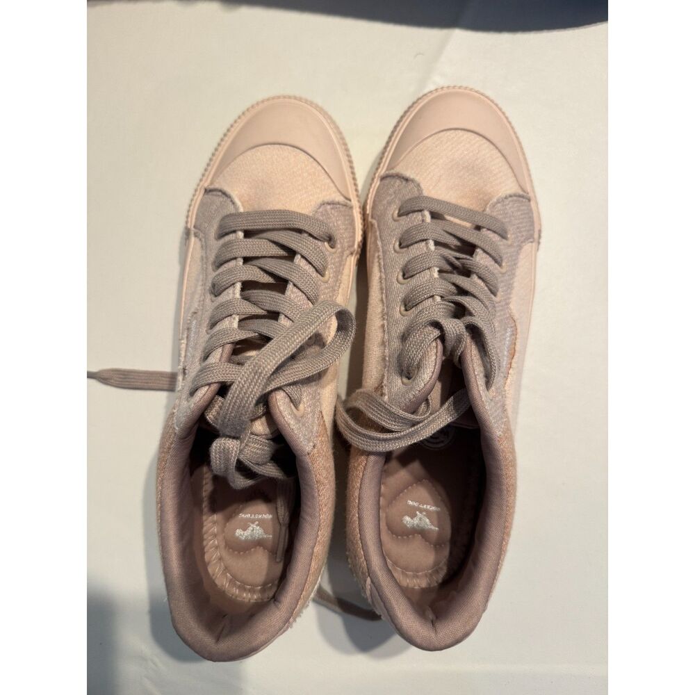 Rocket Dog Colorblock Sneakers - Cream, Pink & Tan